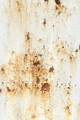 ひび割れた古い塗装