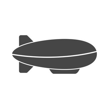 recommend clip art: Airship isolated on white vector