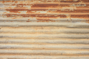 Rust texture zinc wall abstract for background