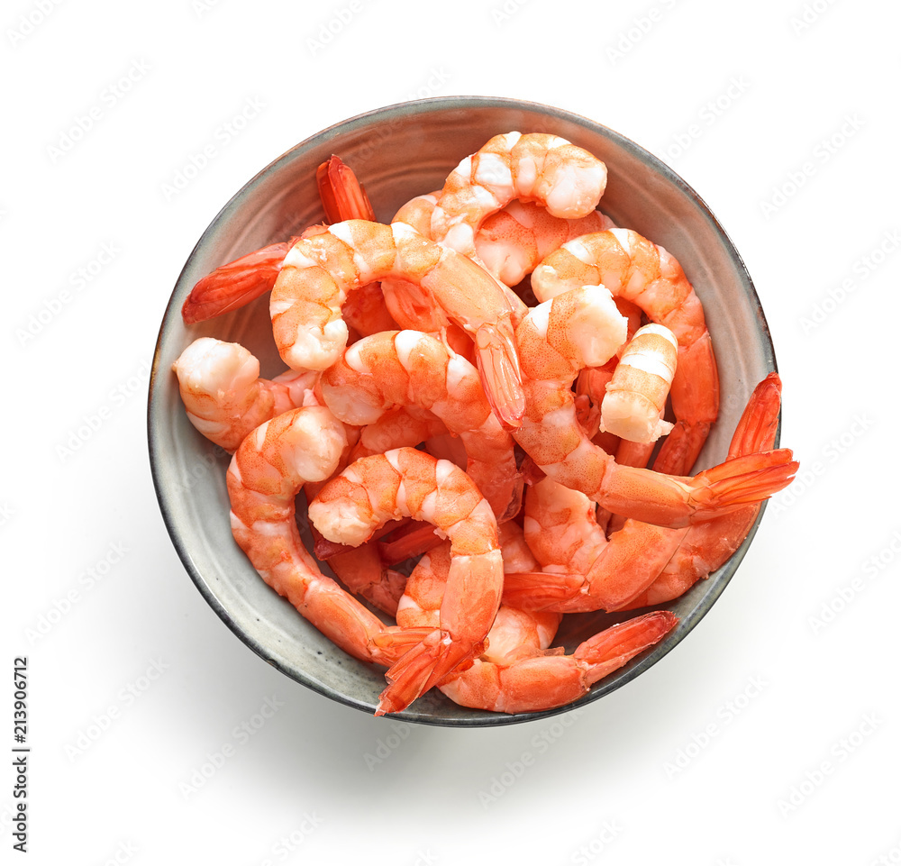 Canvas Prints bowl of boiled gambas