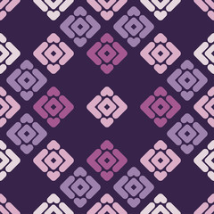 Seamless abstract geometric pattern. Texture of strips and rhombuses. Textile rapport.
