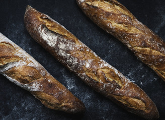 Close up of baguettes photography recipe idea
