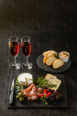 オードブル　Appetizer platter of liquor in Europe are