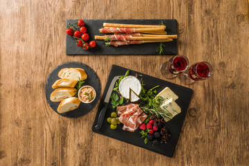 オードブル　Appetizer platter of liquor in Europe are