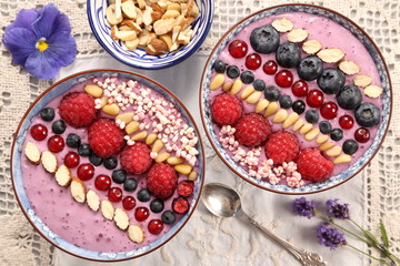 Smoothie bowls.