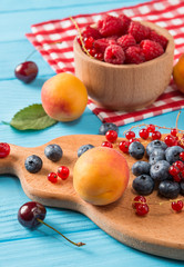 Summer food background