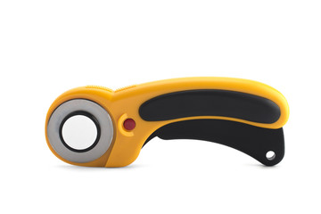 rotary knife for patchwork isolated on white background