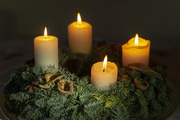 4. Advent, Adventkranz
