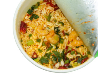 noodles spicy shrimp