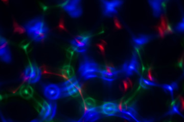 motion light on black background