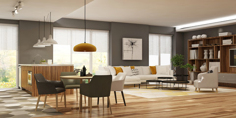 Modern house interior
