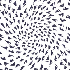 memphis style triangle seamless pattern