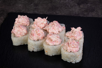 Japanese roll with crab