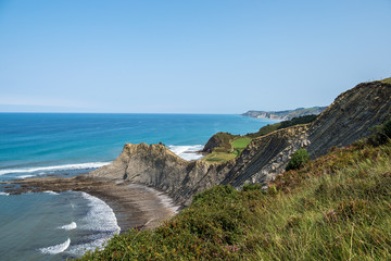 Spanien - Baskenland - Zumaia - Playa De Sakoneta