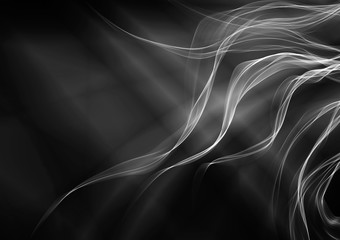 Gray energy abstract flow web template background