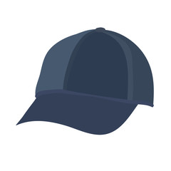 vector, isolated, cap