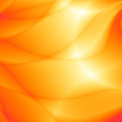 Orange sunny beam abstract bright design