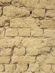 Adobe brick wall texture