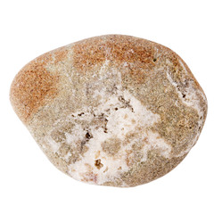 Sea stone isolated on white background