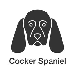 Cocker Spaniel glyph icon