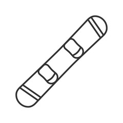 Snowboard linear icon