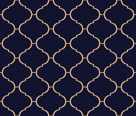 Obraz premium Morocco Seamless Pattern. Traditional Arabic Islamic Background. Mosque decoration element.