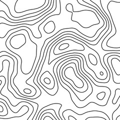 Vector contour topographic map background. Topography and geography map grid abstract backdrop. Business concept. Vector illustration