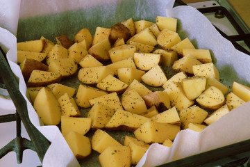 Preparing american potatoes