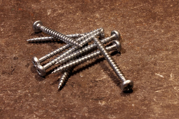 A few steel screw for using