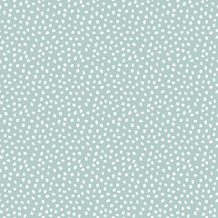 Seamless vector background with random elements. Abstract ornament. Dotted abstract blue and white pattern