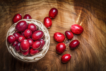 fresh cranberries