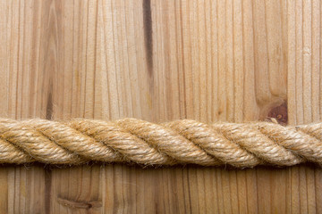 wooden background rope