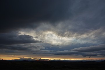 Sunset at Krafla Lava Fields