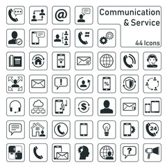 Communication & Service - Iconset