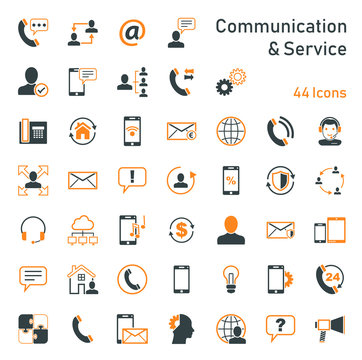 Communication & Service - Iconset