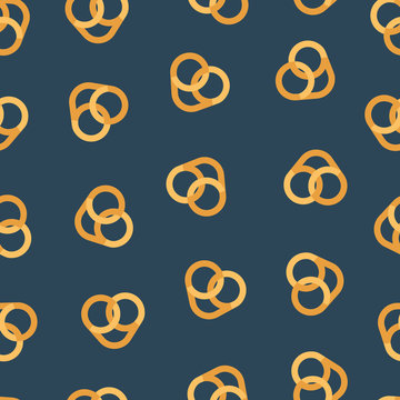 Pattern with pretzels