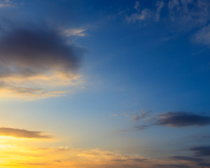 Clouds before the rain as a background