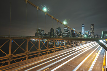 Fototapeta na wymiar Brooklyn Bridge in Manhattan, New York City