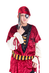 little boy on halloween