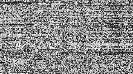 Glitch background. Computer screen error. Digital pixel noise abstract design. Video game glitch. Television signal fail. Data decay. Technical problem grunge wallpaper.