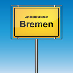 Ortsschild - Bremen