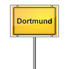 Ortsschild - Dortmund