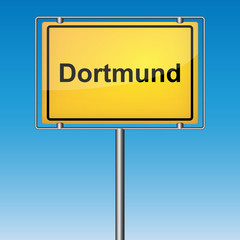 Ortsschild - Dortmund