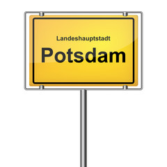 Ortsschild - Potsdam