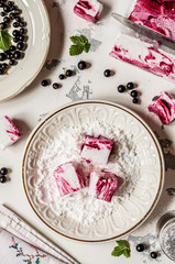 Blackcurrant Swirl Marshmallow