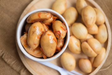 Zalacca in sweet fish sauce