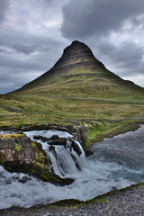 Islandzka góra Kirkjufjell