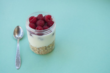 Healthy breakfast concept.