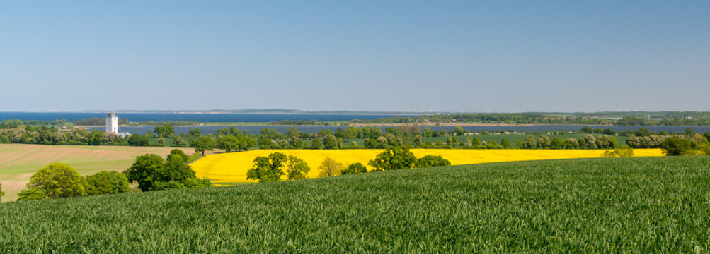 Panoramaaufnahme Binnensee vor der Hohwachter Bucht an der Ostsee