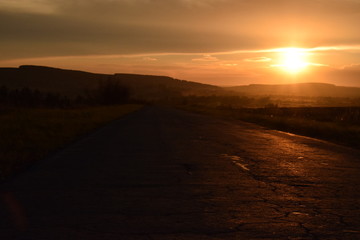 вечерний закат